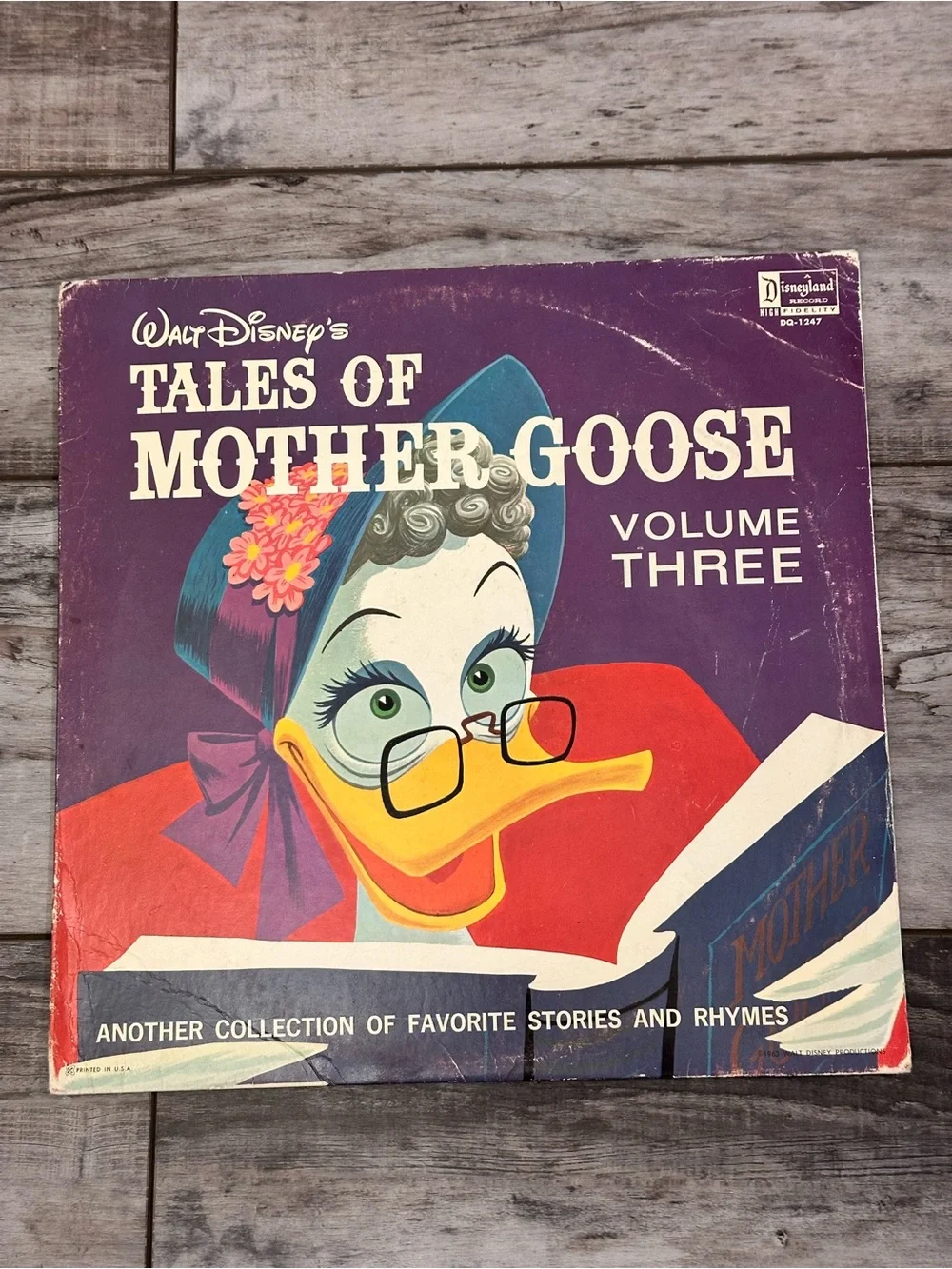 Walt Disney Tales of Mother Goose Volume Three - Purple Cover